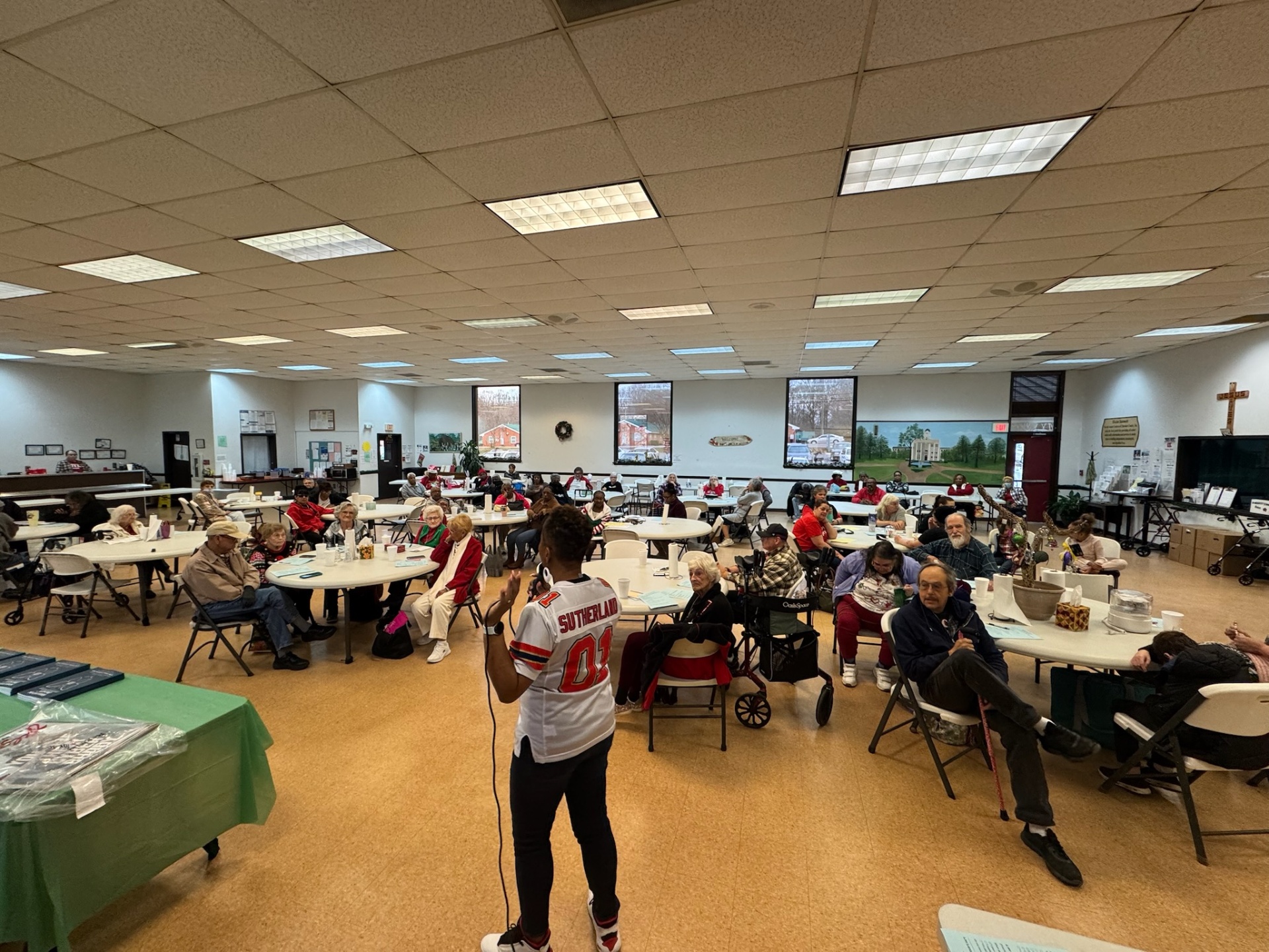 Dr. Cynthia Sutherland leading a Shielded in Dignity workshop with seniors