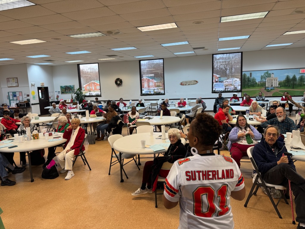 Seniors engaged during a Shielded in Dignity workshop
